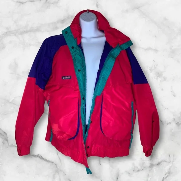 Columbia Vintage Powder Keg Women’s AllWeather Coat Excellent Condition Sz Large - Picture 6 of 16